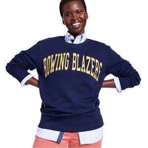 NWT Rowing Blazers x Target Navy Logo Graphic Crew Neck Sweatshirt S Small
